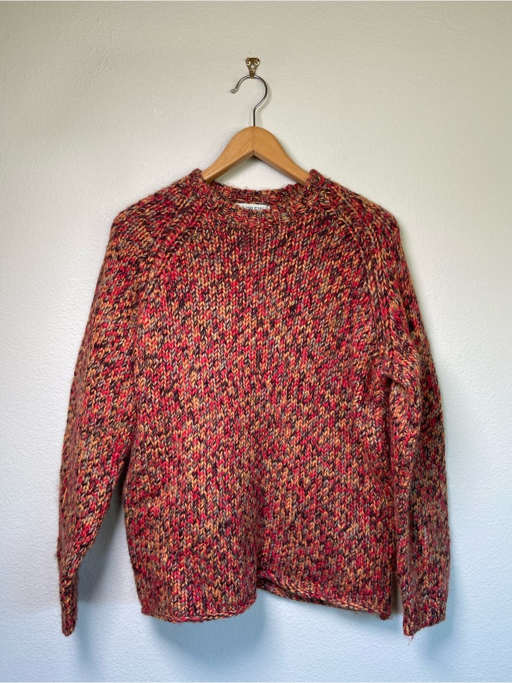 J. Crew Multicolor Marled Wool Sweater